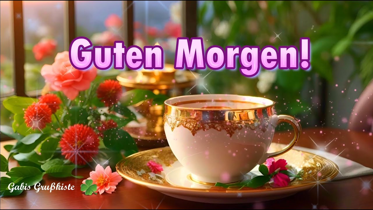 Guten Morgen ☕ und einen tollen Tag wünsch ich dir heute! 🌷