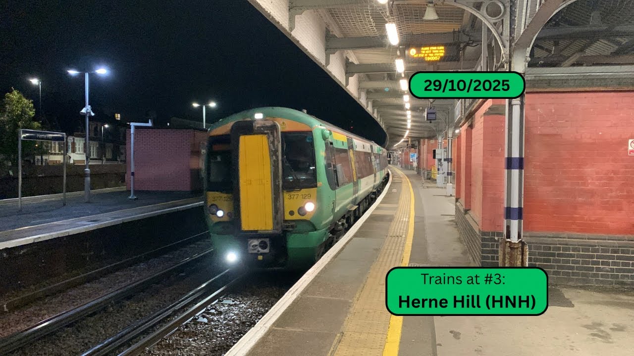 Trains at #3: Herne Hill (HNH) - Wednesday 29th October 2025