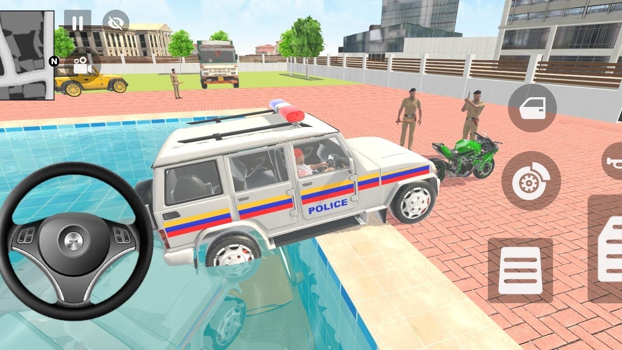 Bike car game : indian theft auto game 😱 drive police car 🚓 and more vehicles 😍 new openworld game 