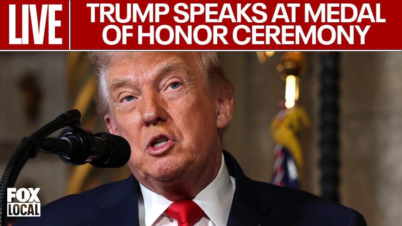LIVE: President Trump speaks at Medal of Honor ceremony