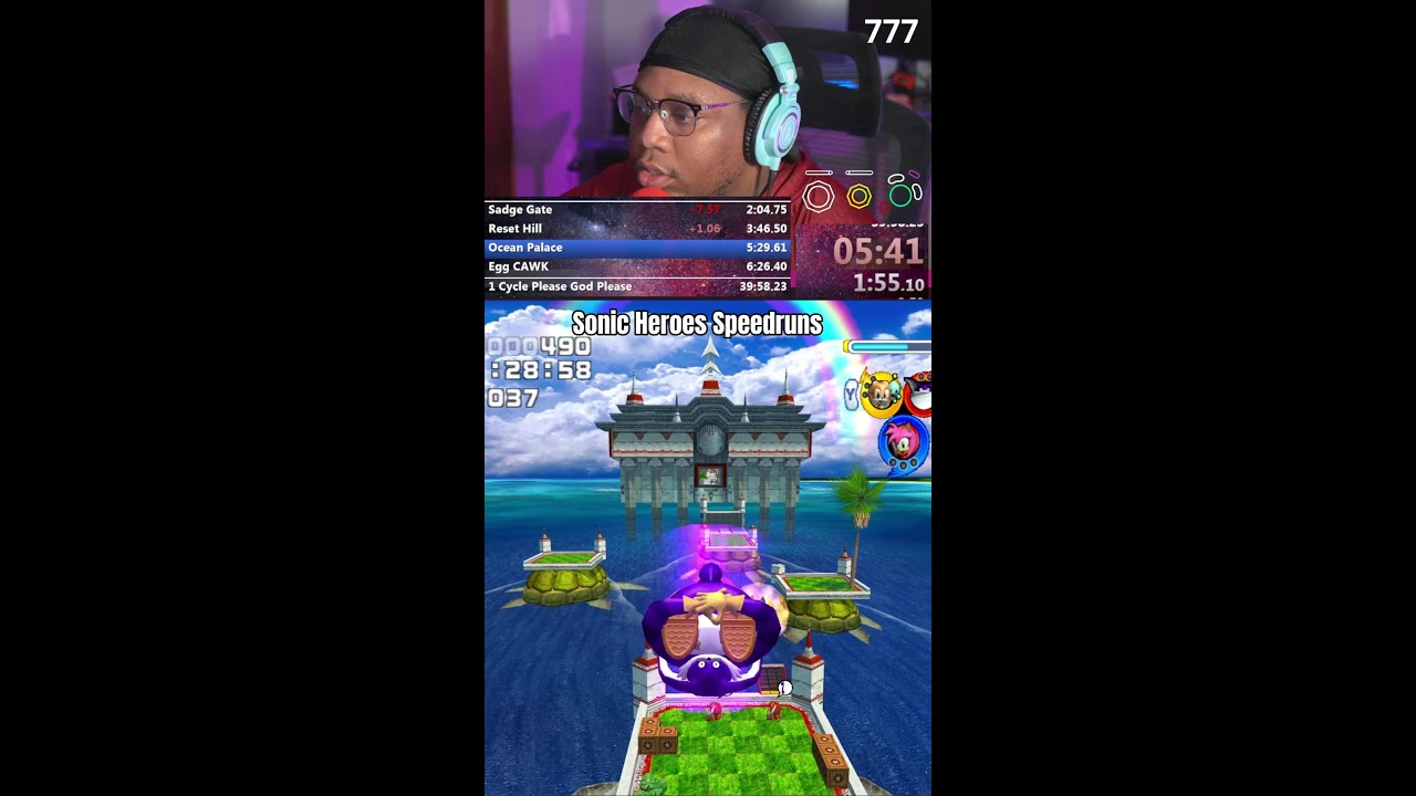 Sonic Heroes Speedruns for 37