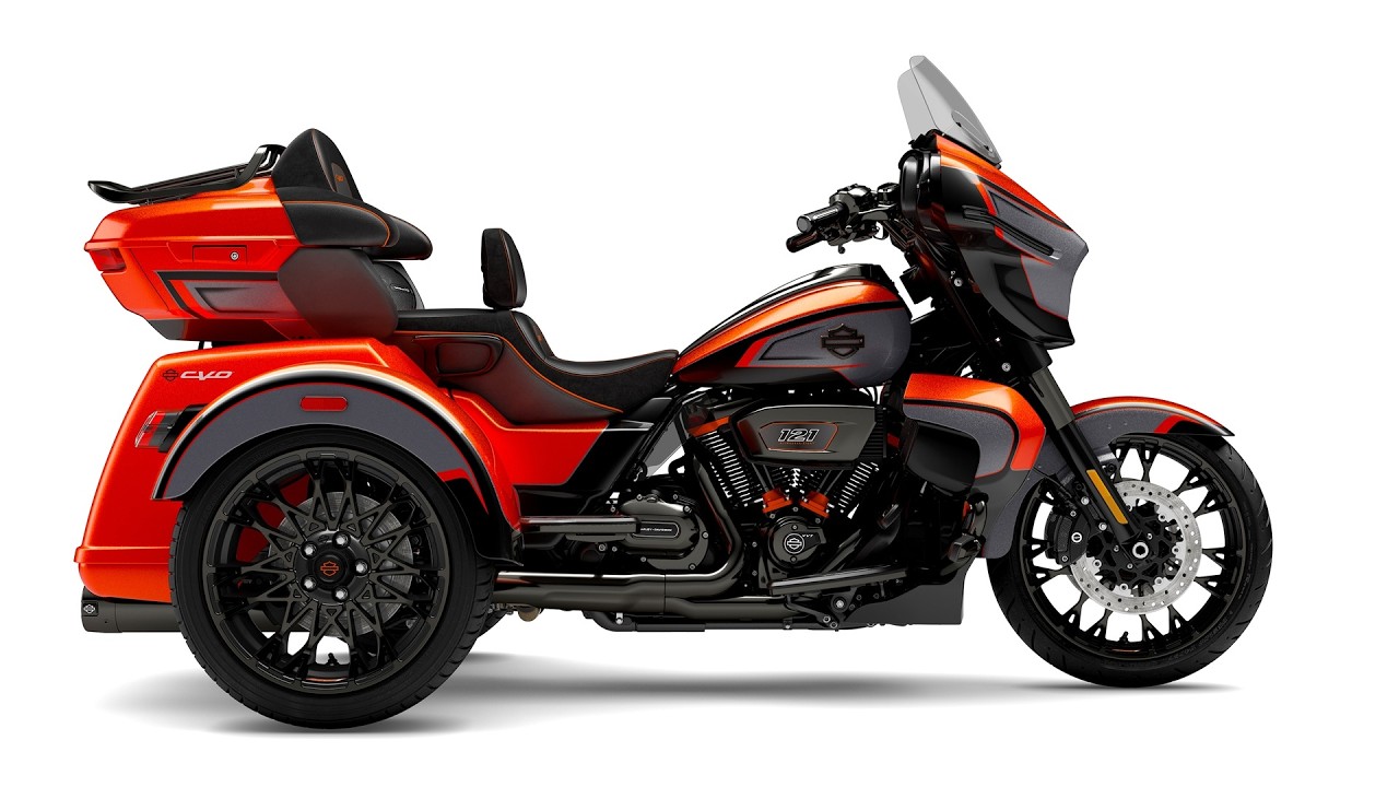 Новый мотоцикл HARLEY DAVIDSON CVO Street Glide 3 Limited 2026 года — лучший трёхколёсный мотоцикл.