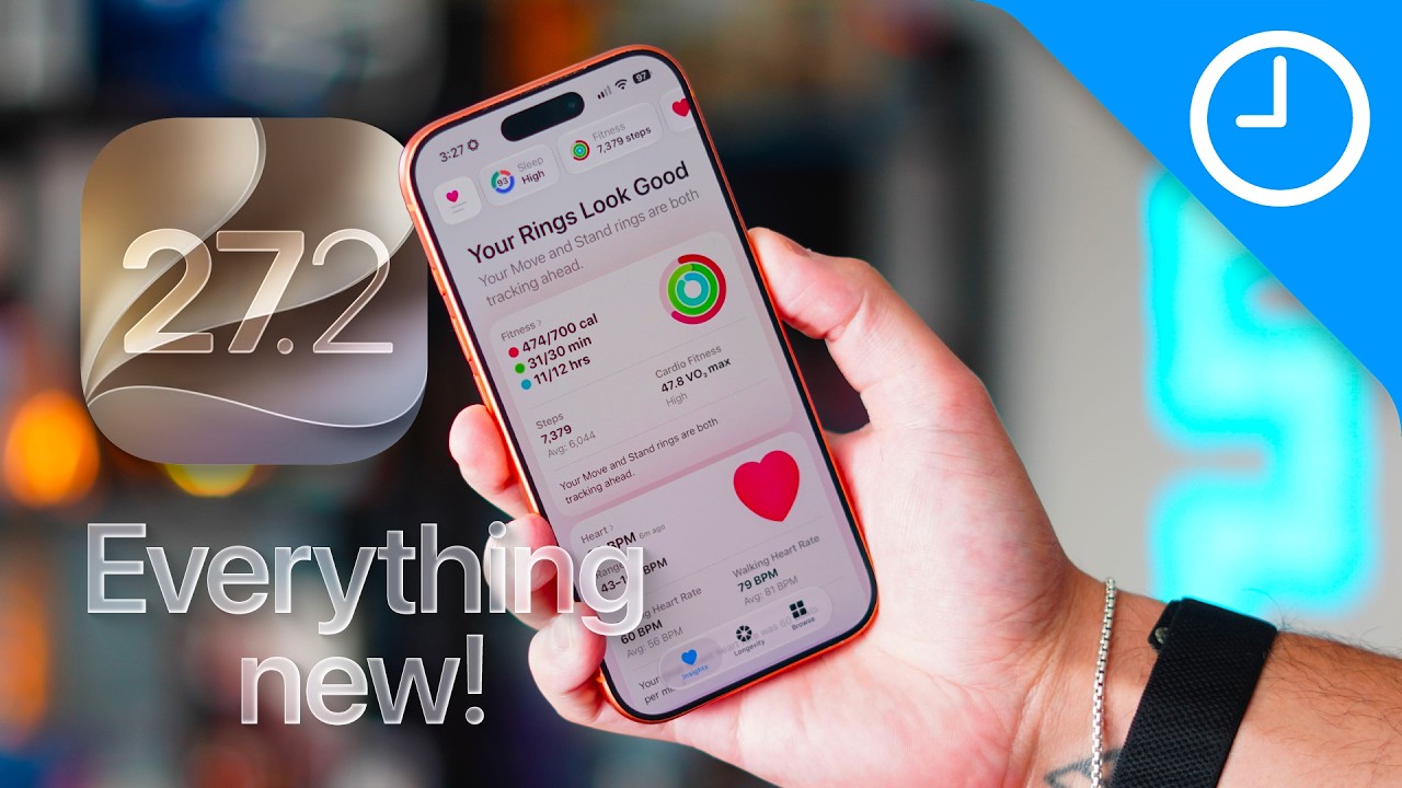iOS 27.2 Beta 1: ВСЁ новое + обзор обновленного приложения &laquo;Здоровье&raquo;