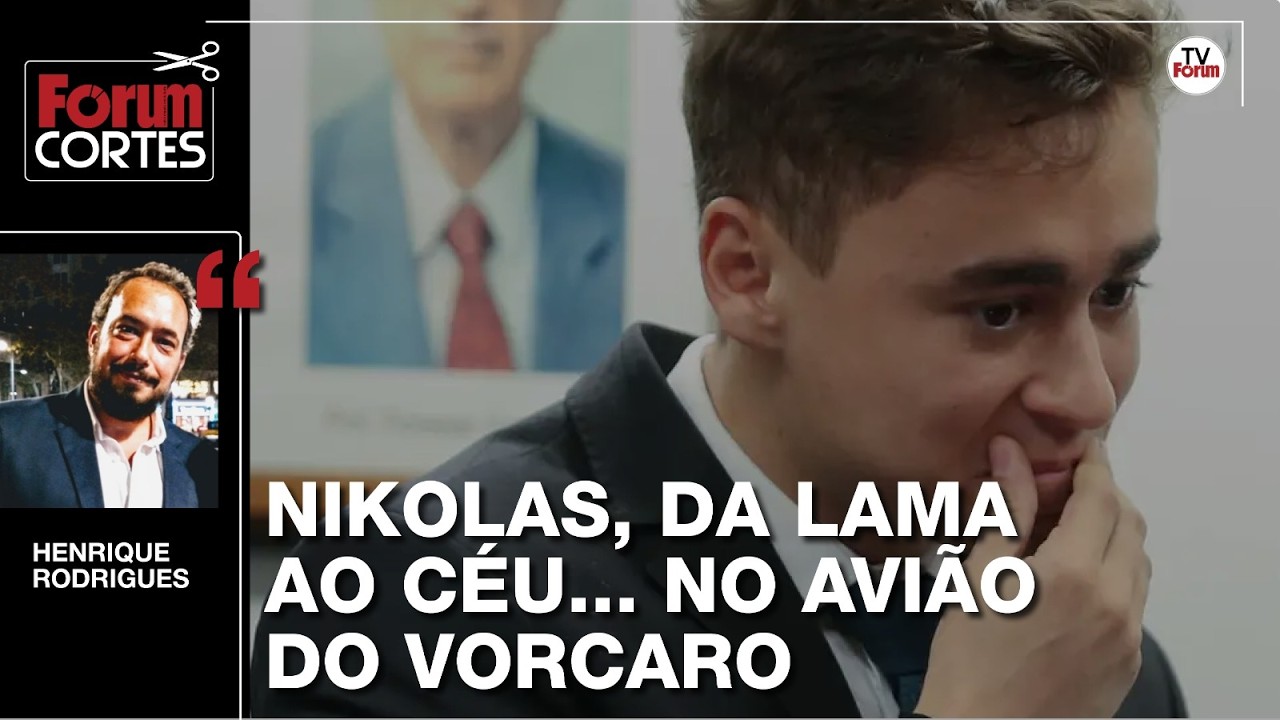 Nikolas, da lama ao céu... No avião do Vorcaro