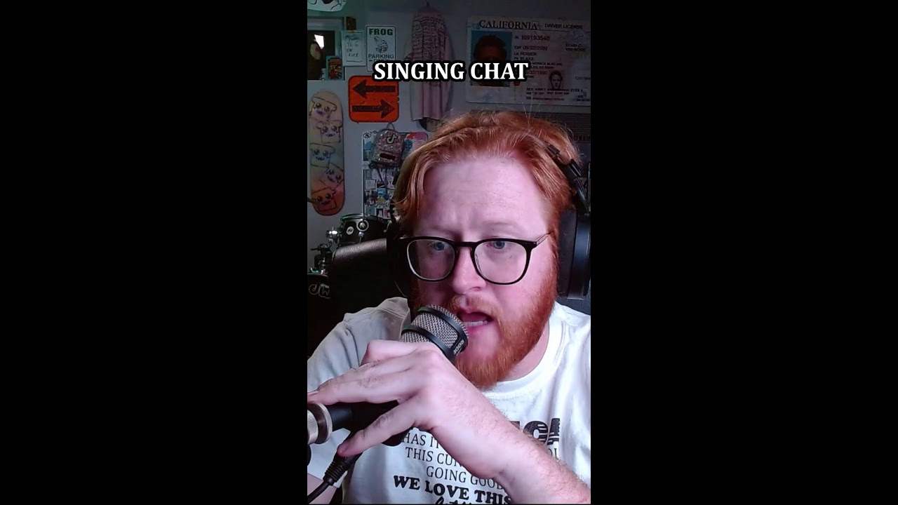 singing chat/writing on the wall
