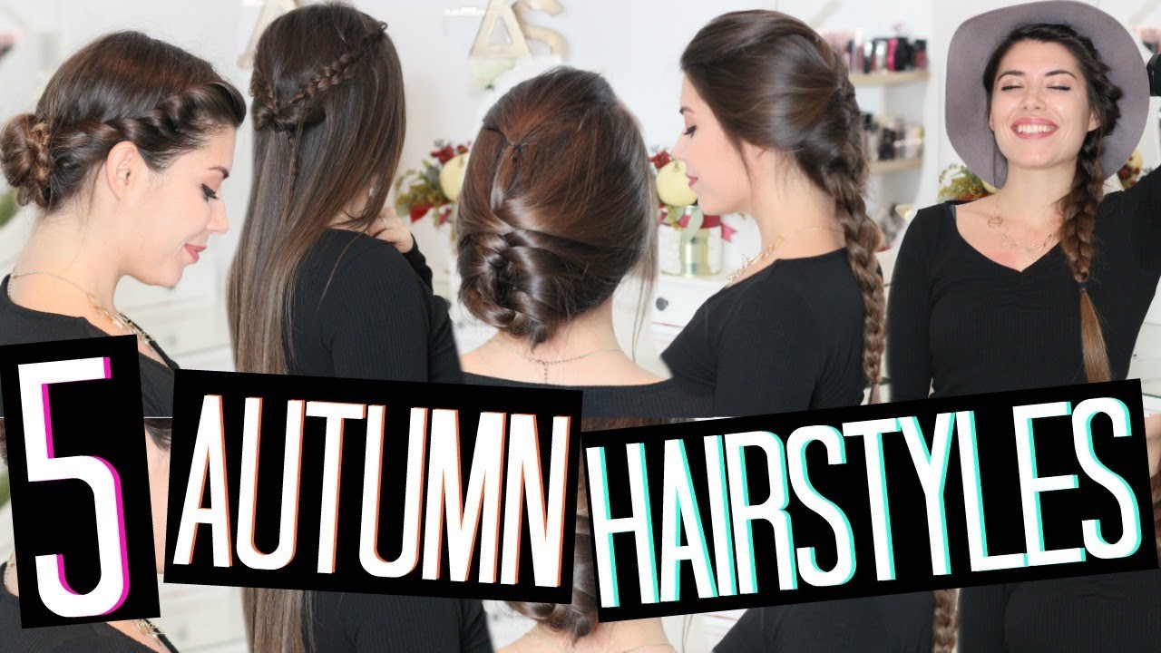 5 EASY HAIRSTYLES FOR SCHOOL & WORK | 5 ACCONCIATURE FACILI PER L’AUTUNNO! 🍁 | Adriana Spink