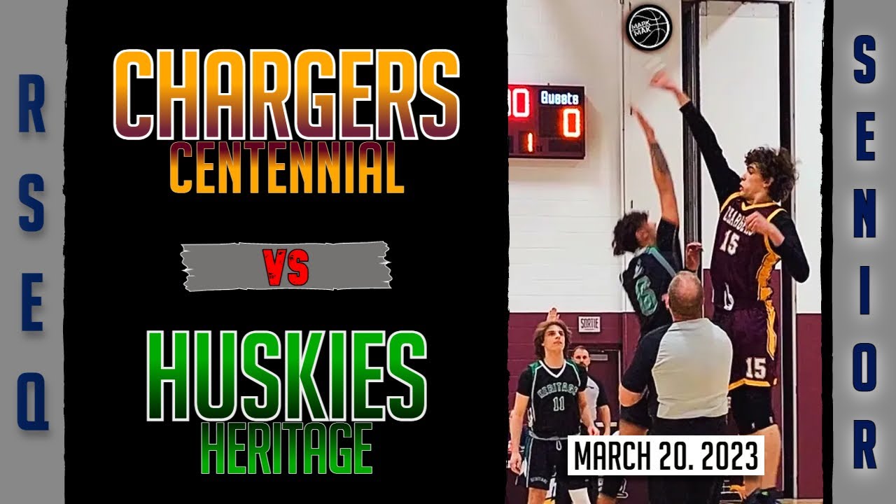 Centennial Chargers vs. Huskies Heritage (RSEQ Mont&eacute;r&eacute;gie senior quarter finals)