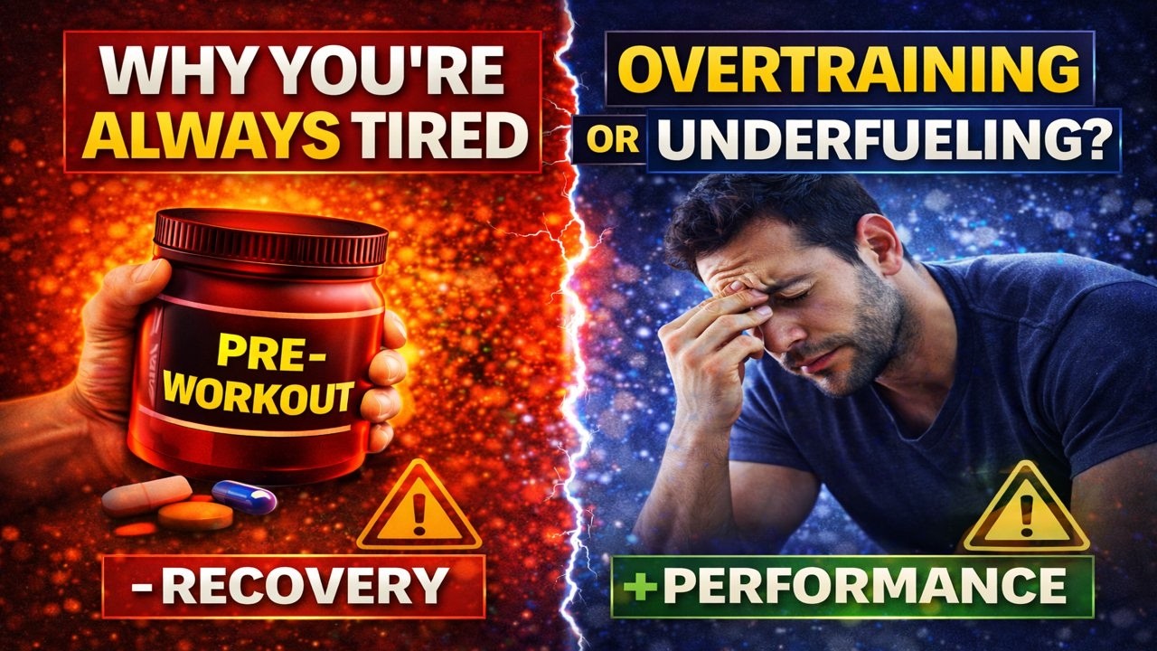 Are You Overtraining or Underfueling? (Why Pre-Workout Isn’t Fixing Your Fatigue)
