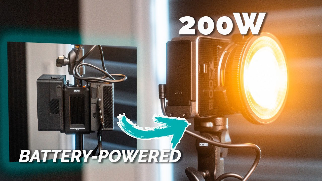 200W of Power with Batteries?! - Zhiyun Molus X200