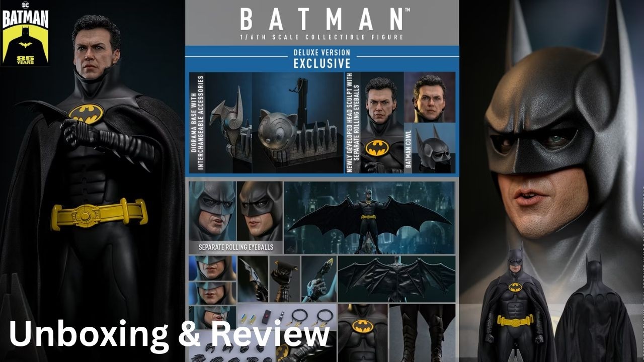 🦇 Hot Toys Batman Returns 1/6 Scale Review & Unboxing | Michael Keaton Premium Collector Breakdown