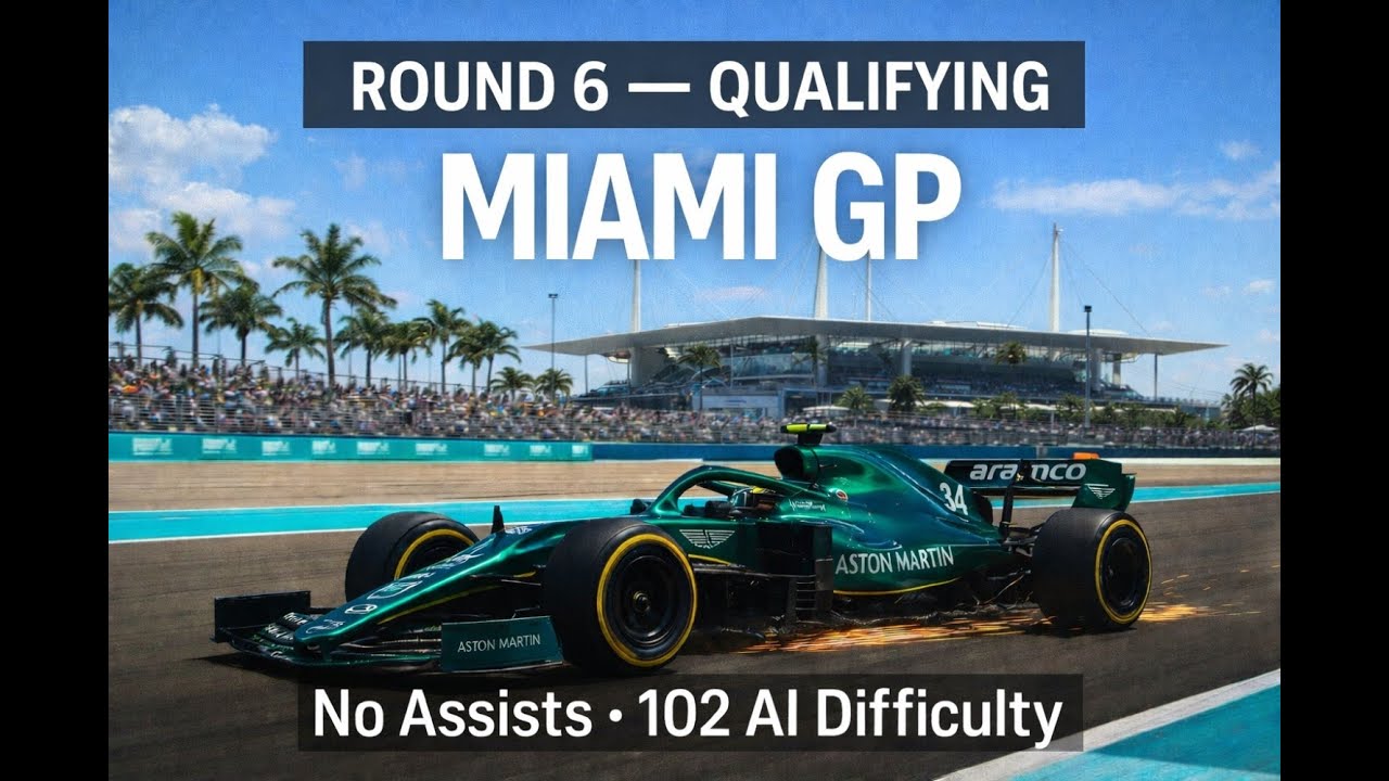 F1 25 - Qualifying Miami GP - Career Mode