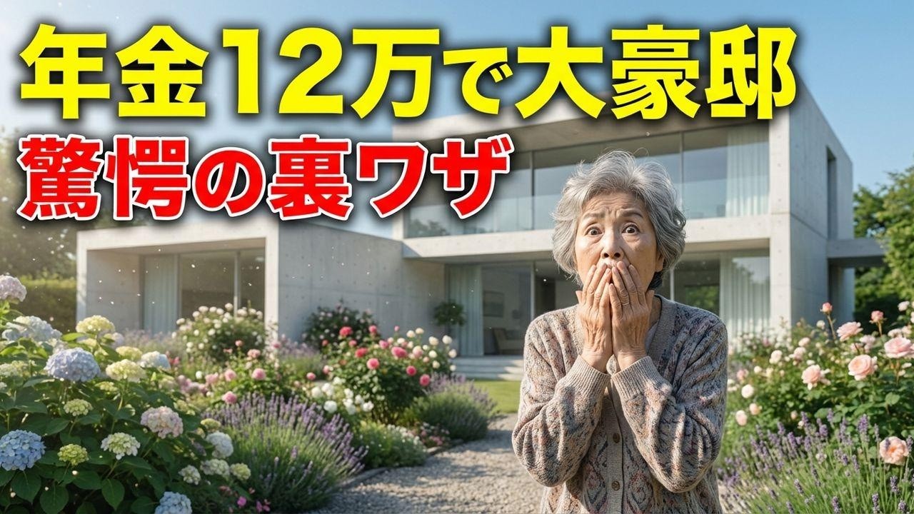 72歳、年金12万で大豪邸！？親友が隠していた「禁断の裏ワザ」