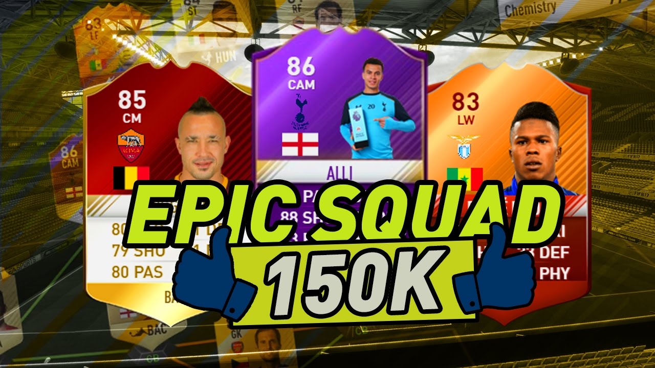 THE UNBEATABLE 150K FUT CHAMPIONS TEAM! | FIFA 17 HYBRID SQUAD BUILDER