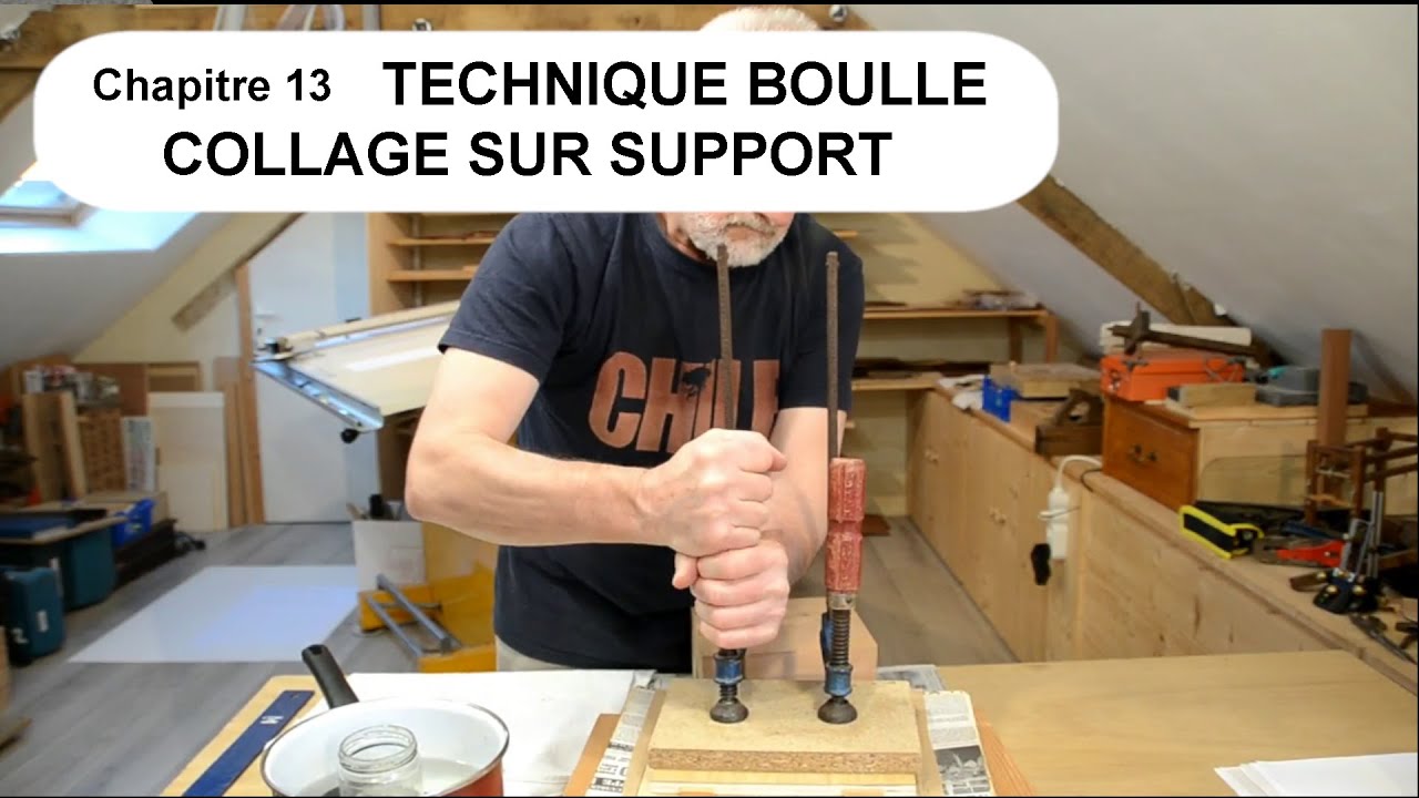 13 Technique Boulle   Collage sur support