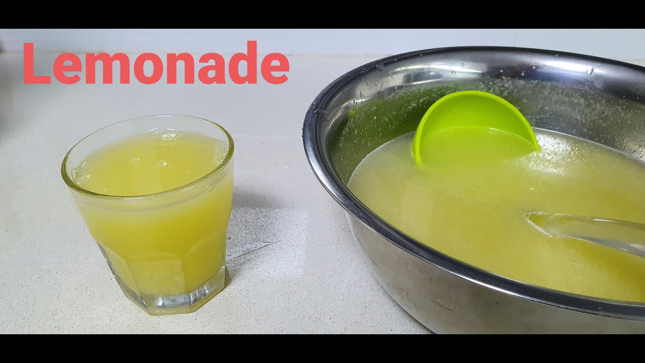 לימונדה ביתית מעולה - How to make homemade lemonade