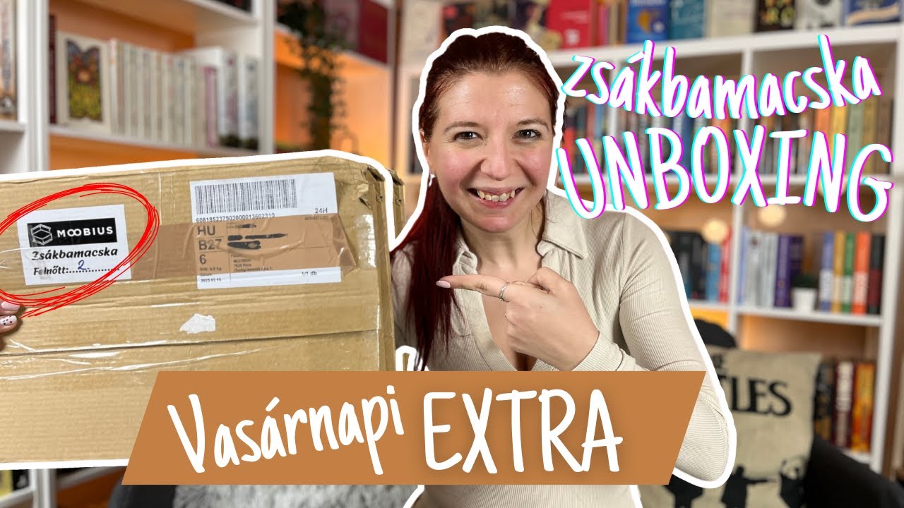 Zsákbamacska UNBOXING #könyv #olvasás #boritoalatt