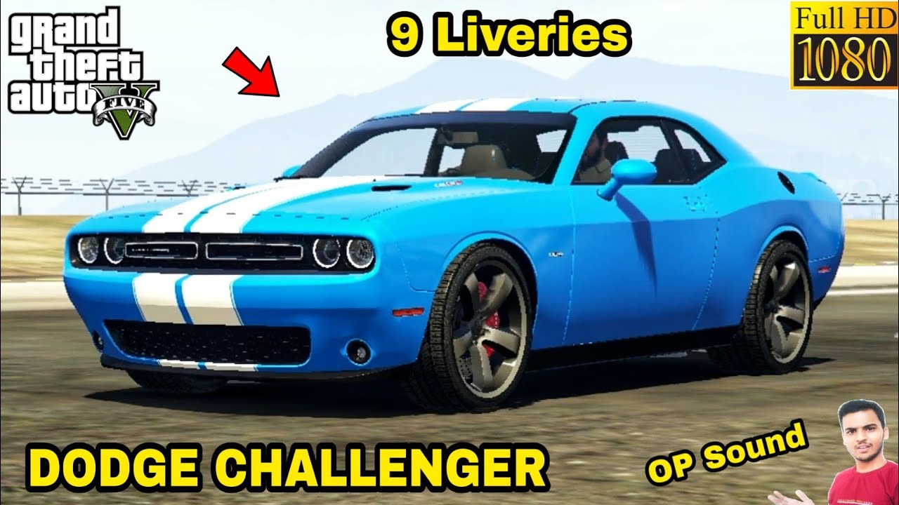 GTA 5 : HOW TO INSTALL DODGE CHALLENGER CAR MOD🔥🔥🔥