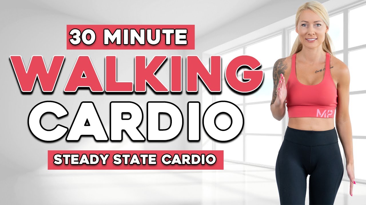 30 MIN STEADY STATE WALKING Cardio For Weight Loss All Standing No Equipment No Jumping