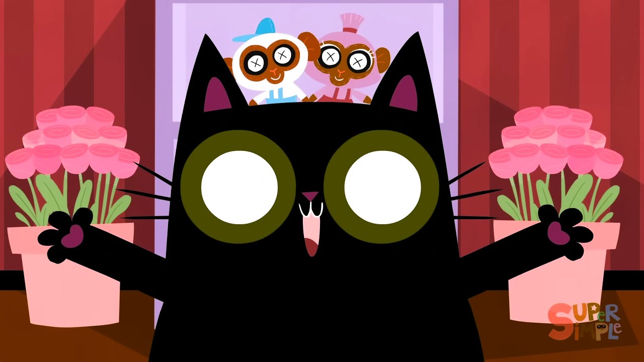 SUPER SIMPLE SONG Peek-a-Boo Cat I Love You \ Random Effects| Sponsored By: Gamavision Csupo Effects