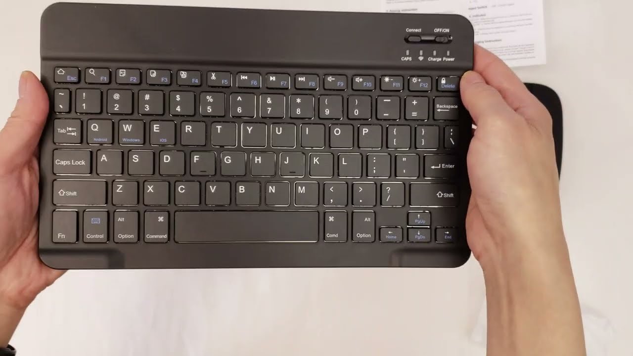 Беспроводной комплект клавиатуры и мыши Bluetooth: распаковка и первые впечатления.