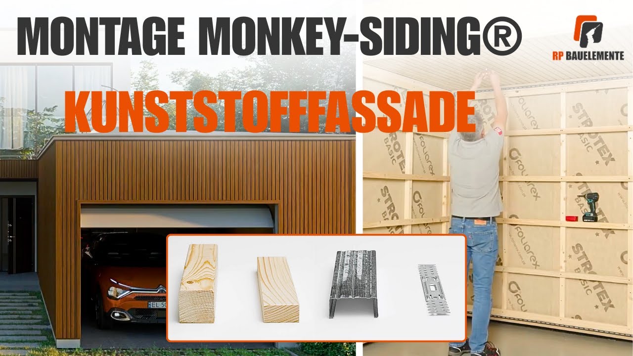 Lamellenfassade Slim Modernes Design Einfach Montiert