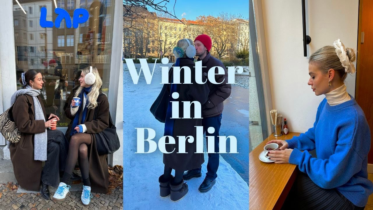 Winter in Berlin I Christmas party, first snow of the year, Christmas market, Berlin vlog