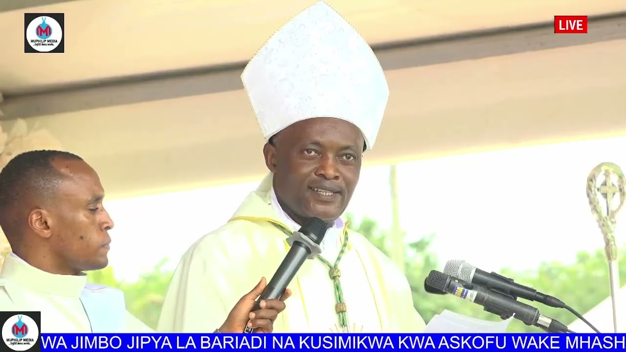 MANENO YA ASKOFU PROSPER LYIMO MARA BAADA YA KUSIMIKWA KUWA ASKOFU WA JIMBO LA BARIADI
