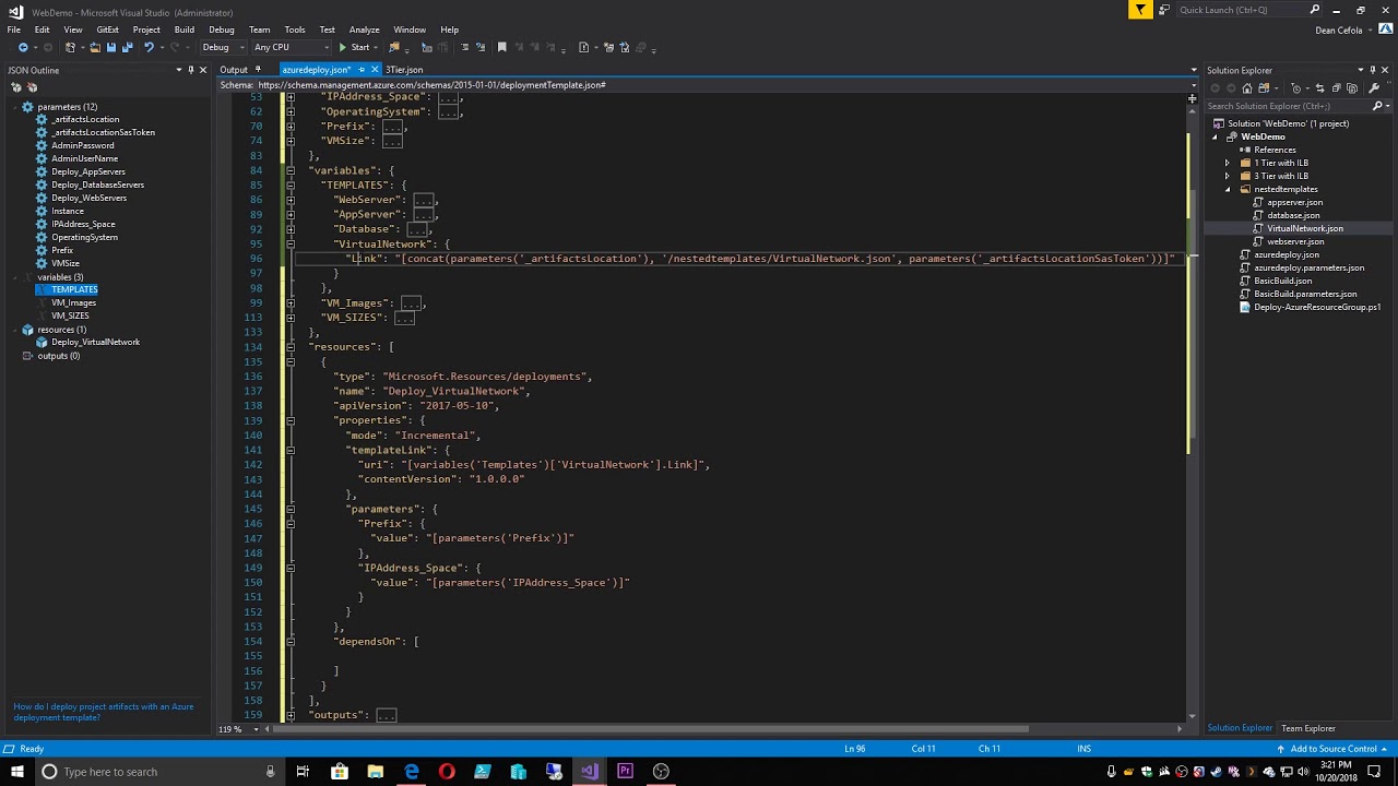 Arm Templates for Beginners | Nested Templates - ARM Templates #5