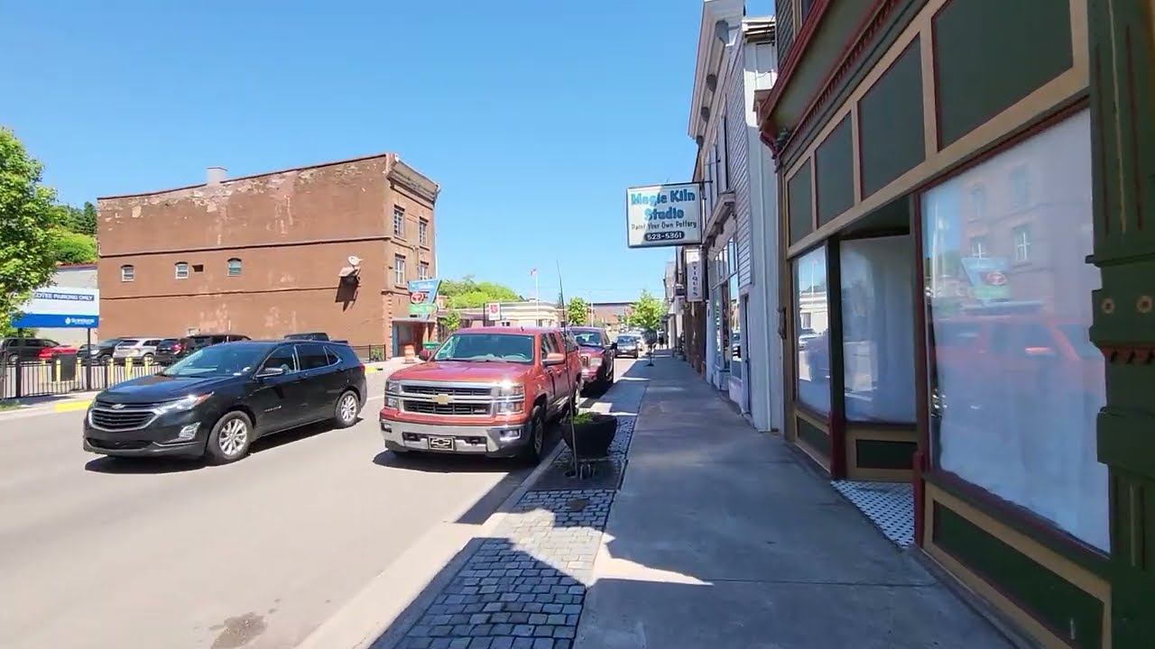 Downtown Hancock Michigan Walk