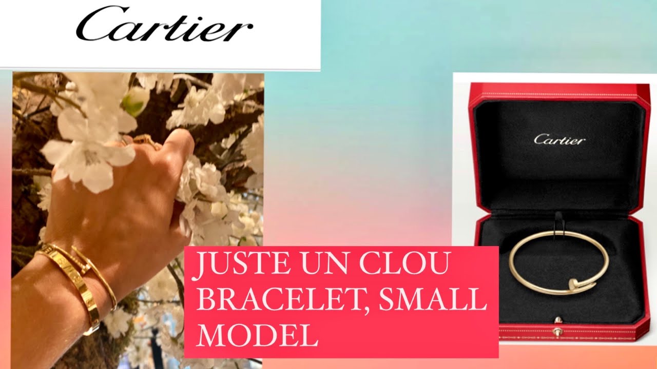 CARTIER JUSTE UN CLOU BRACELET, SMALL MODEL REVIEW| TRINITY BRACELET IMY CARTIER COLLECTION