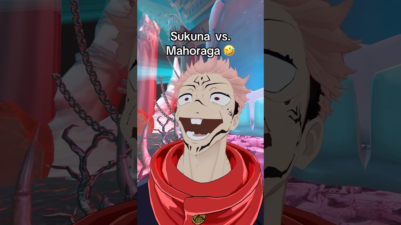 Sukuna vs. Mahoraga 😭😂 #jujutsukaisen #sukuna #mahoraga #megumi #jjk #anime