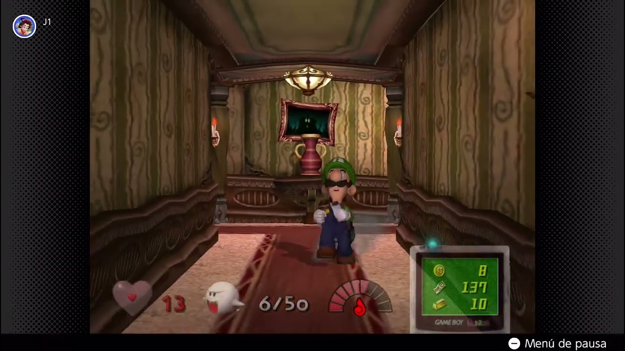 Seguimos con Luigi smansion 1 de Gamecube del switch online nos enfrentamos al Boo gigante cap 8 