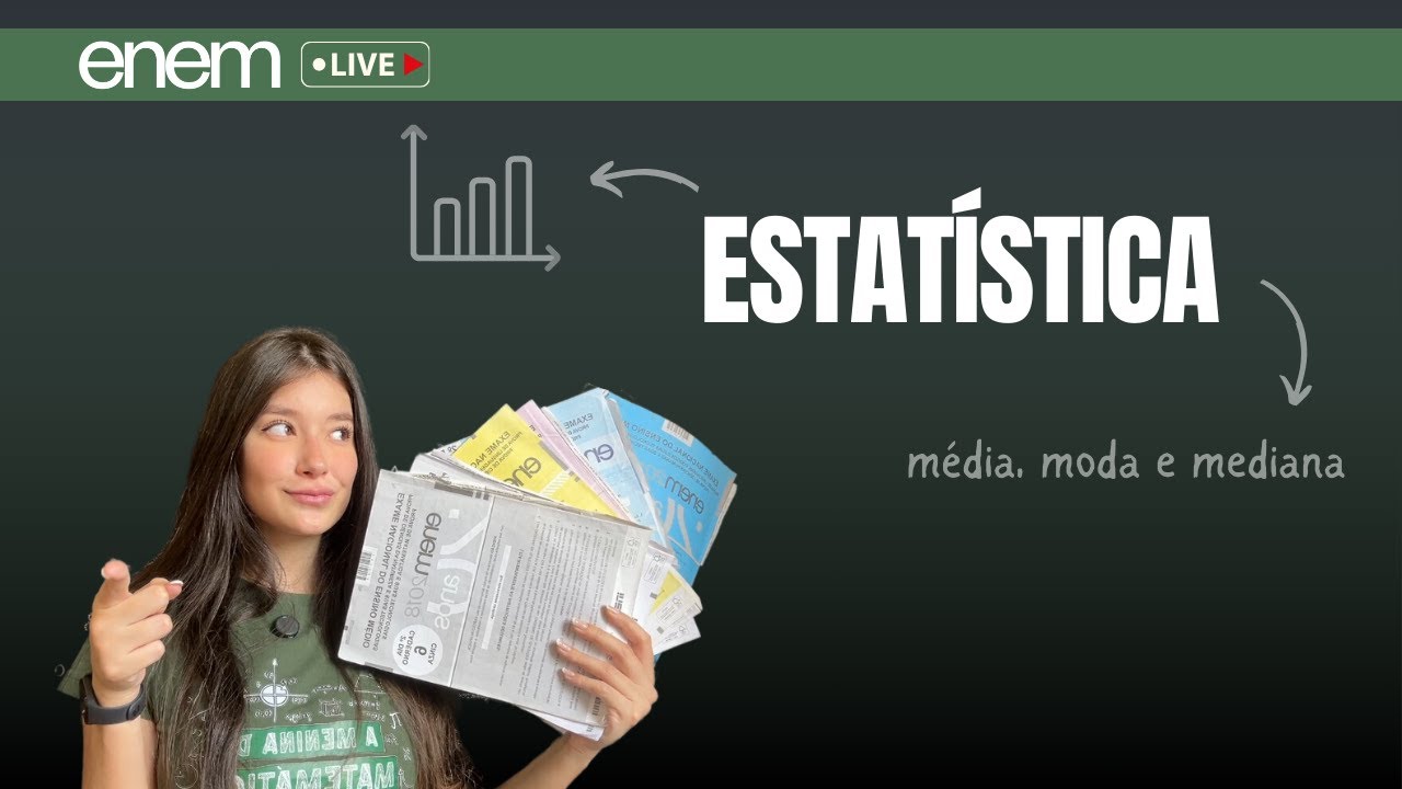 Estatística APARECE sempre no ENEM #enem2024