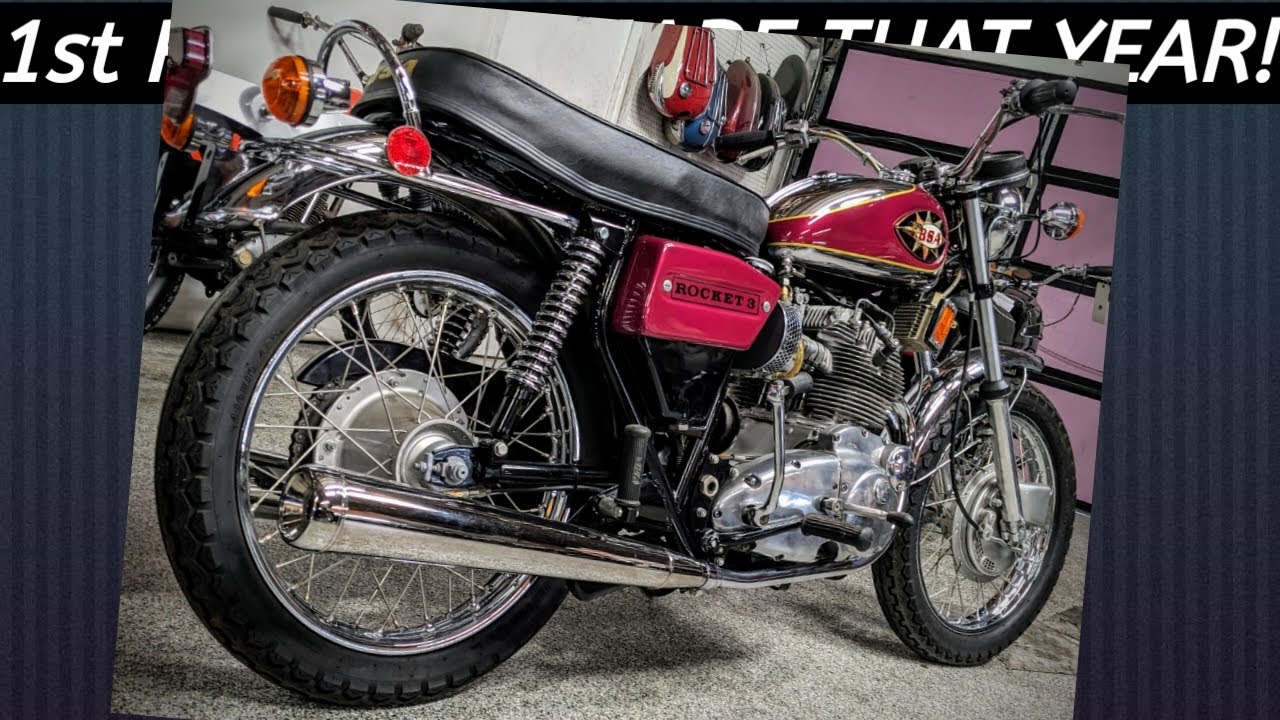 Triple Madness - 1st 1972 BSA Rocket 3 Made - Fast w/ Maddening Looks - Wow