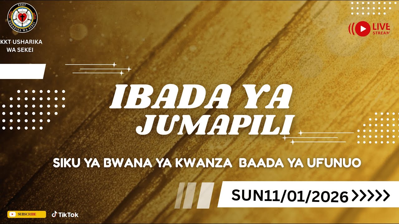 Live PART 2 IBADA  YA KWANZA