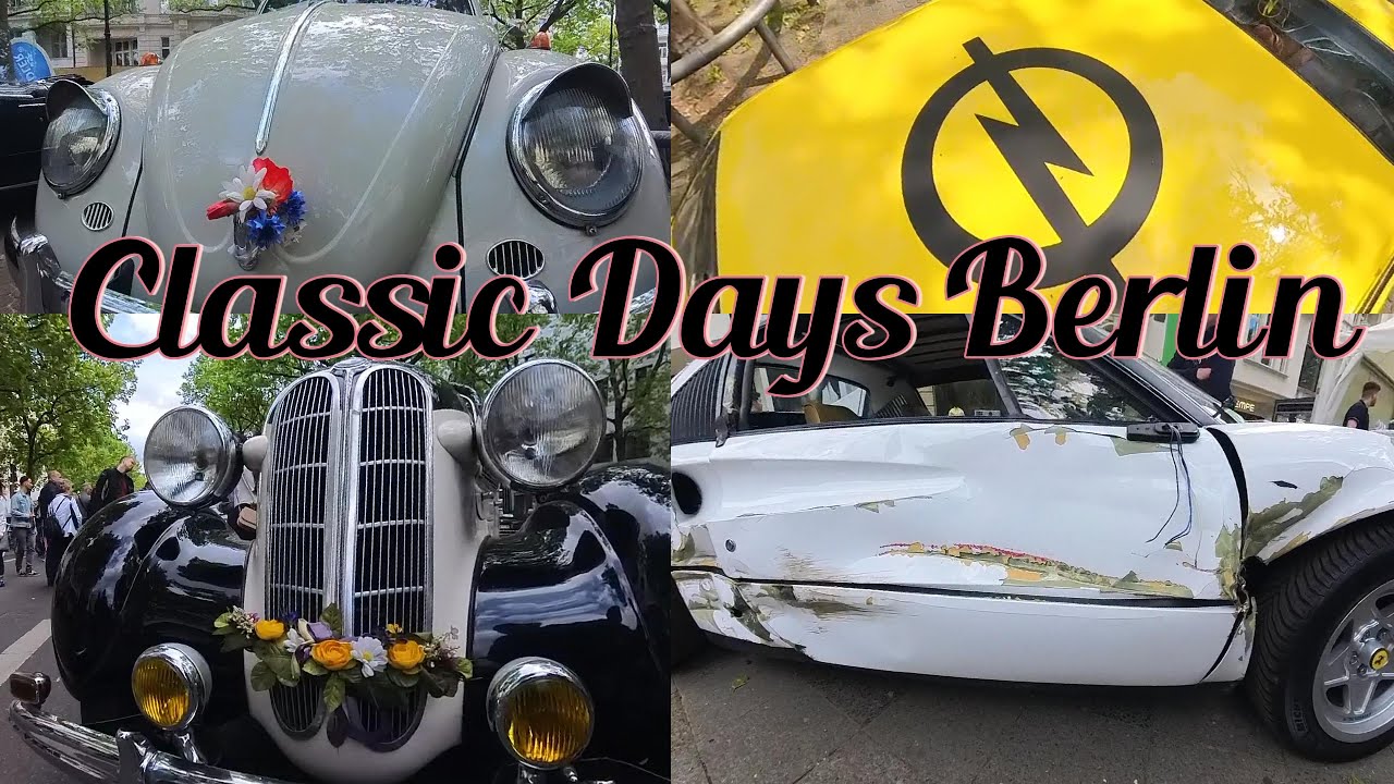 Classic Days Berlin | Geschroteter Ferrari bis zum Kabinenroller