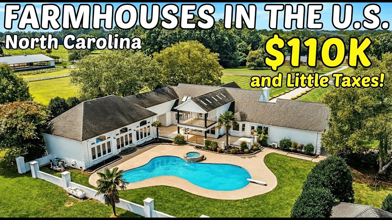DIRT CHEAP NORTH CAROLINA FARMHOUSES You Can SNAG Right Now – Hidden Real Estate Goldmines!