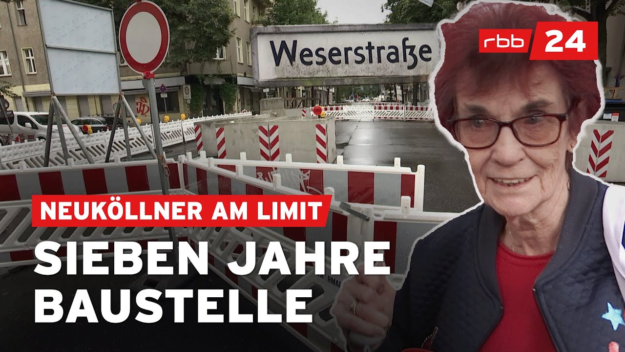 Anwohner genervt: Dauerbaustelle legt Verkehr in Berlin-Neukölln lahm