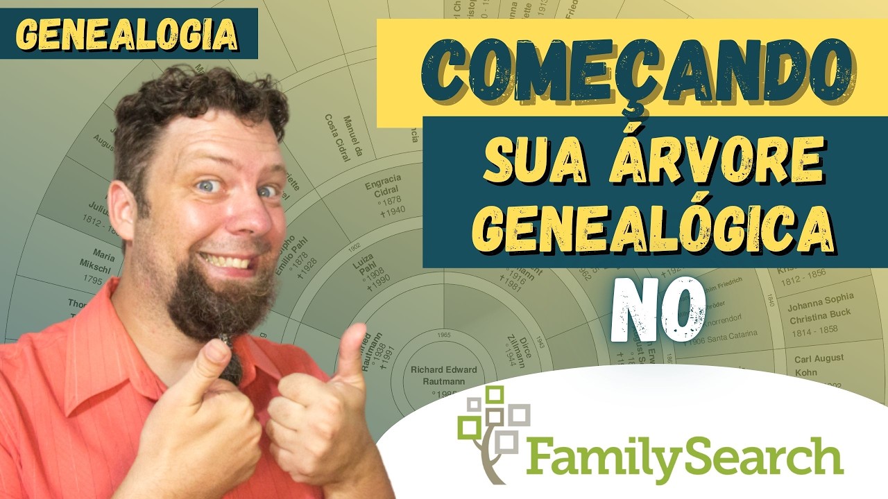 Passo a passo para montar sua árvore genealógica no FAMILYSEARCH