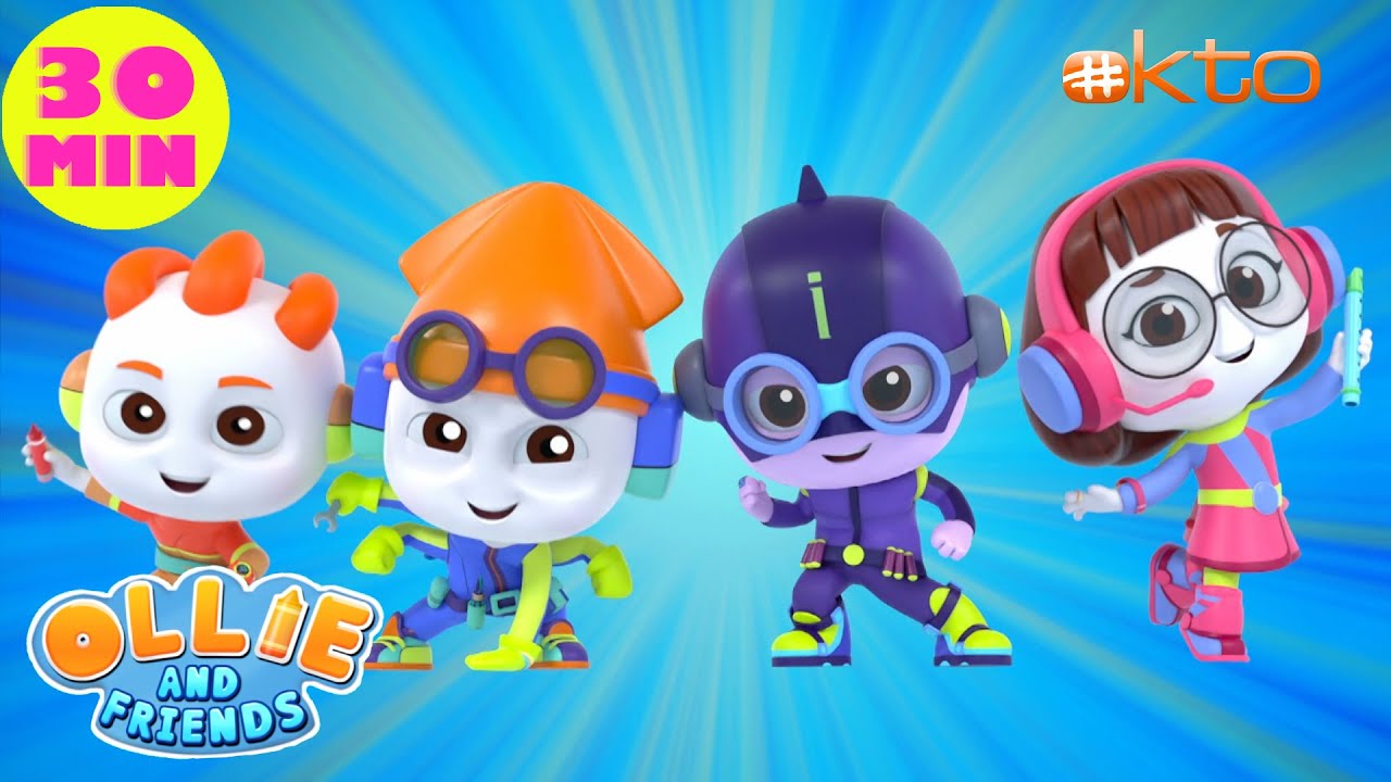 The Mighty Four's Teamwork Saves The Day!|Ollie & Friends|FULL Episode|Kids Cartoons|@Mediacorp okto