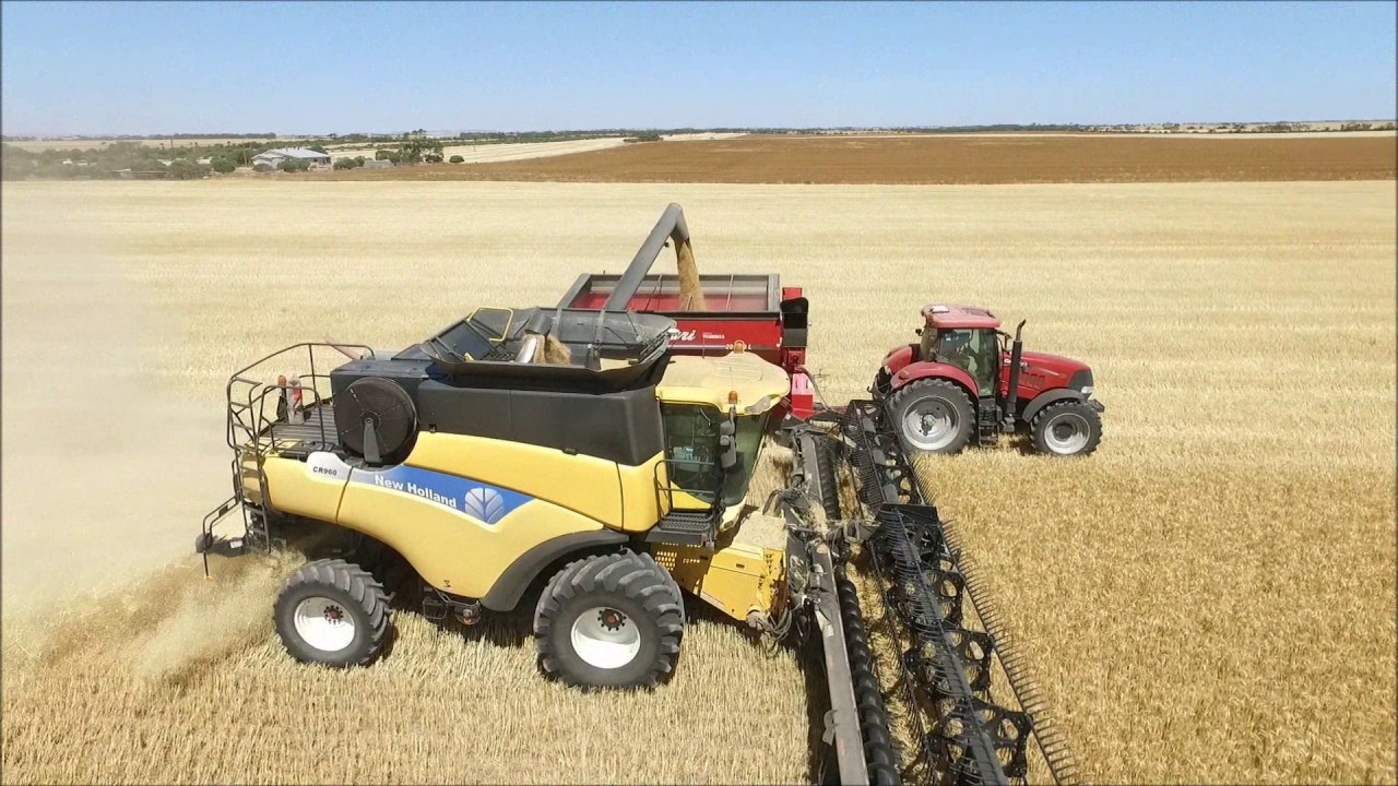 Australia South Australian Harvest 2016 with drone and GoPro HD