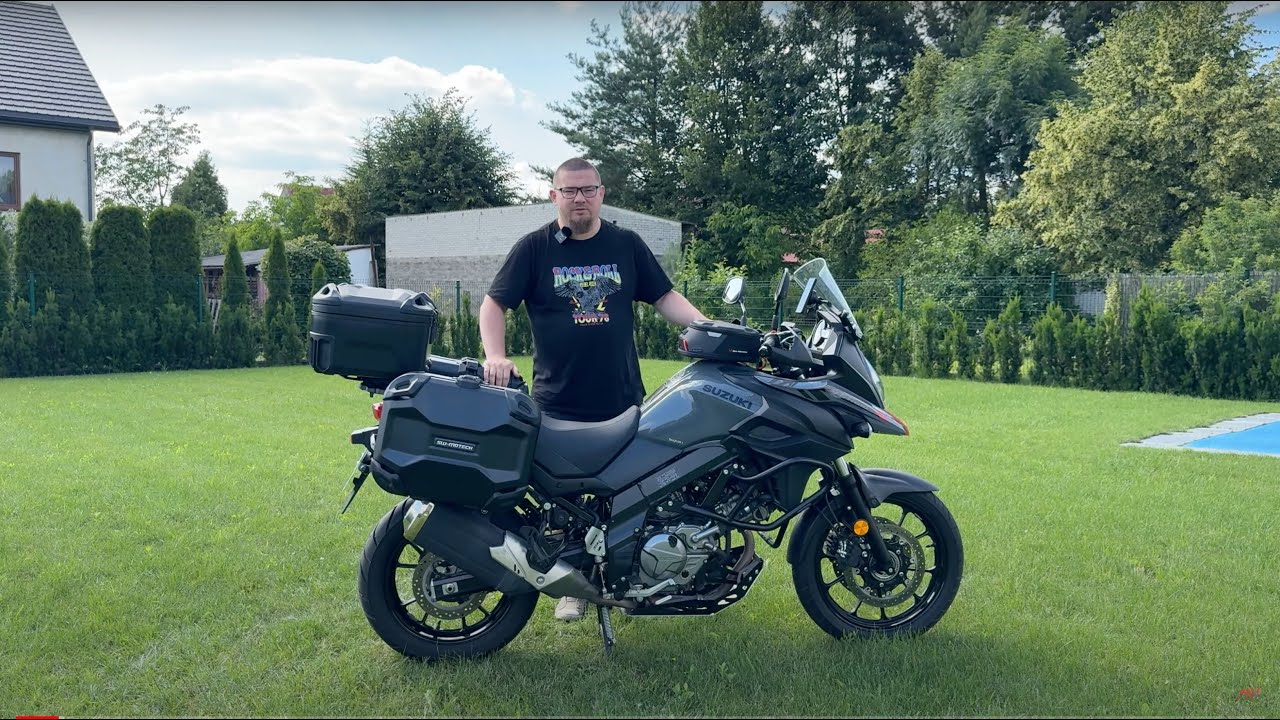 Suzuki V Strom 650 - turystyczny klasyk z pakietem akcesoriów SW Motech
