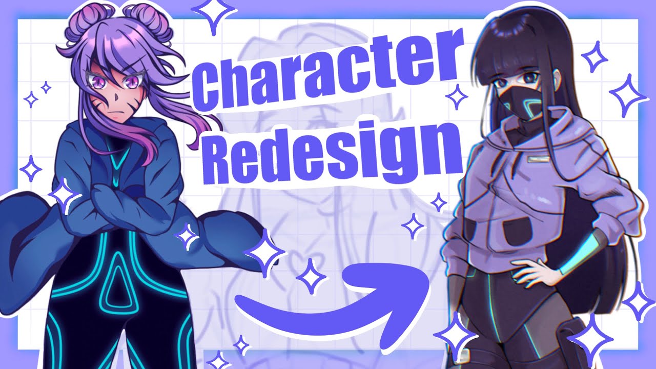 REDESIGNING My Old OCS from Middle School!!