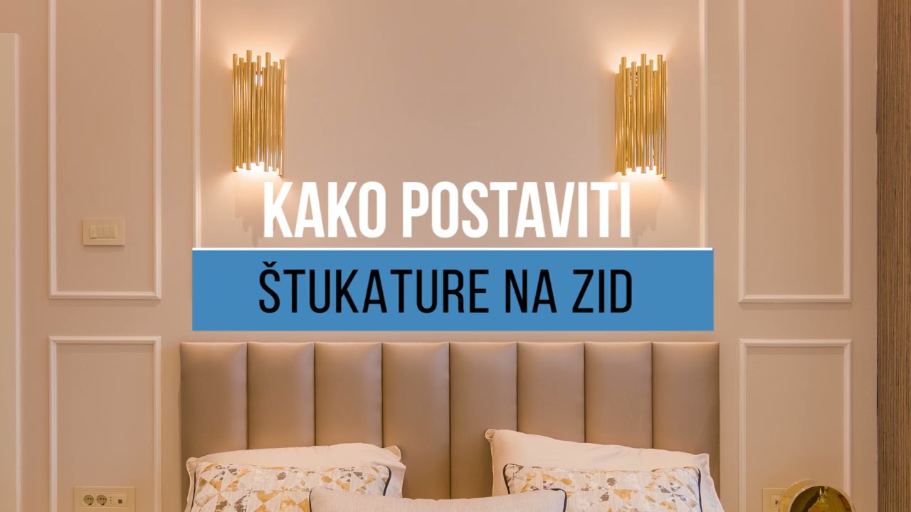 Dekorativne lajsne: Kako postaviti &scaron;tukature na zid
