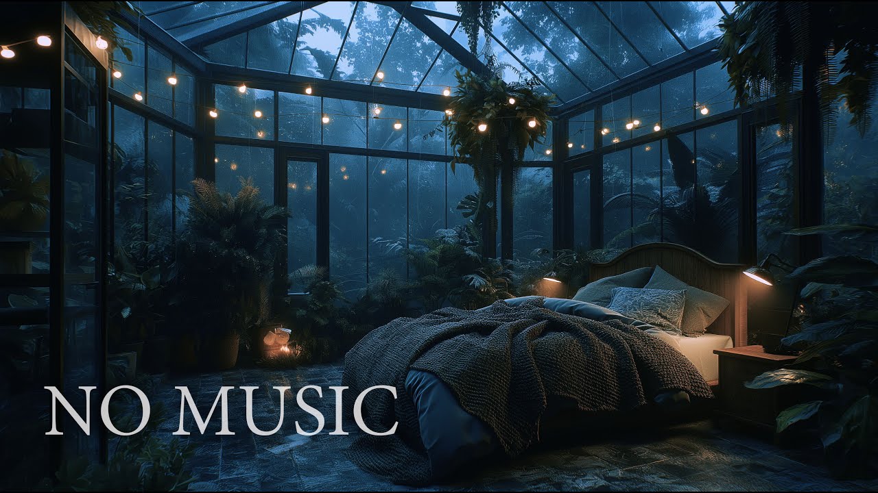 Heavy Rain on Window (No Music) 🌧️ Block Out Noise & Sleep Instantly