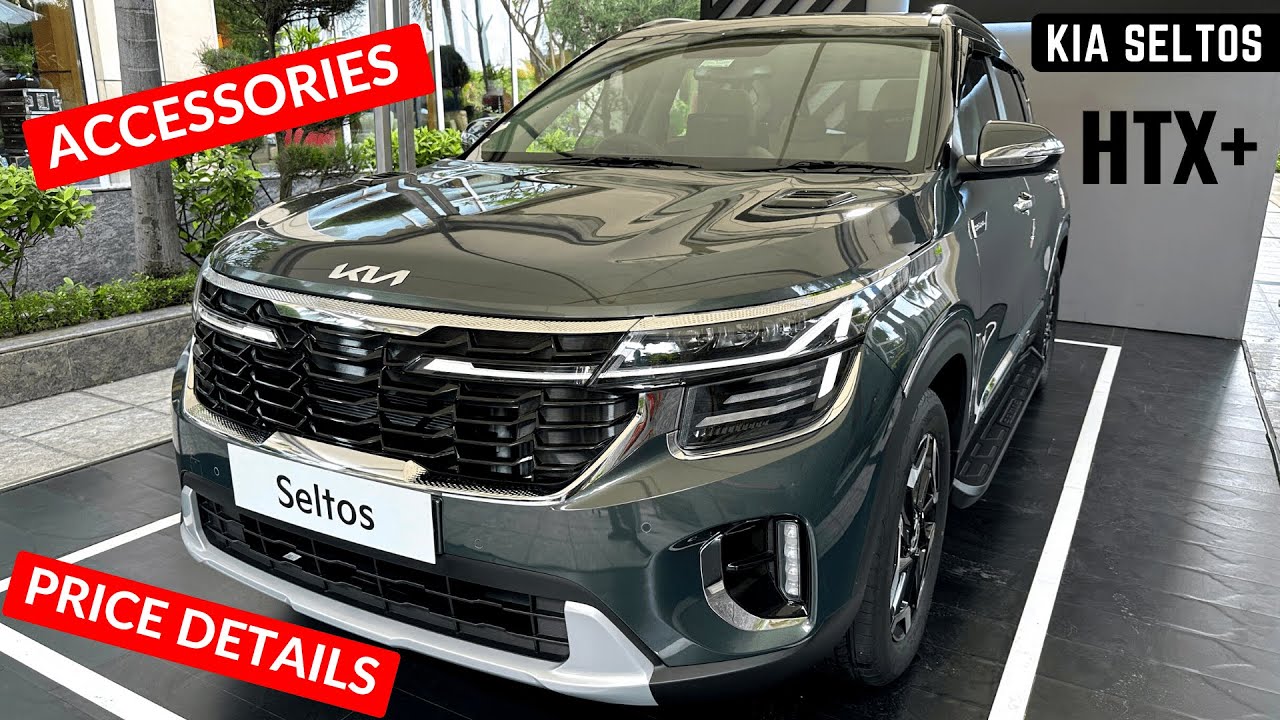 2023 Kia Seltos All Accessories Details - Kia Seltos HTX+ 2023 | Kia Seltos Facelift 2023 Price List