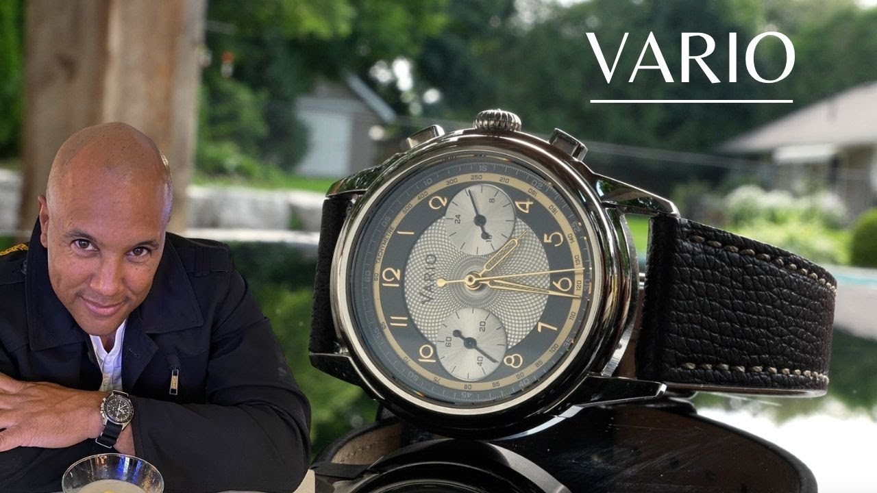 Vario Art Deco Chronograph Watch | an ART DECO MECCA-QUARTZ achievement!
