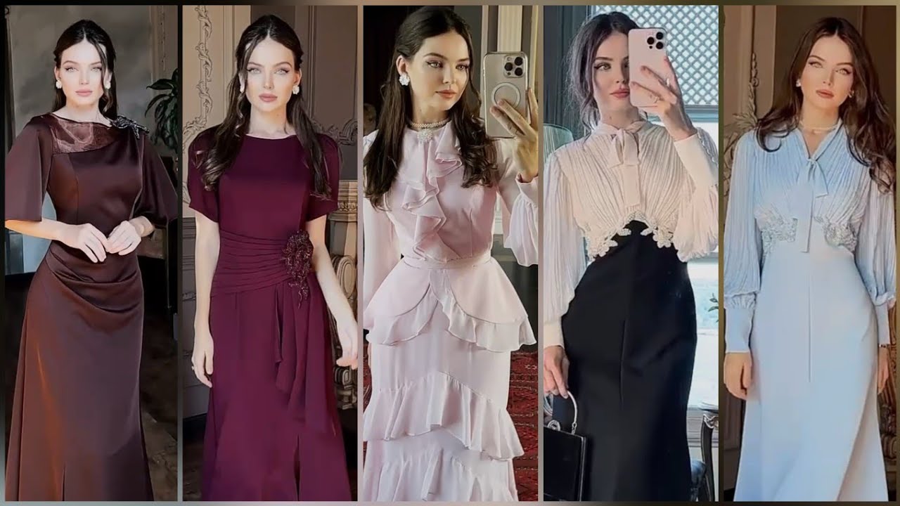 Cute & Simple Dresses For Women FW Season | Günlük Elbise kombin önerileri فساتين سهرة ناعمة 