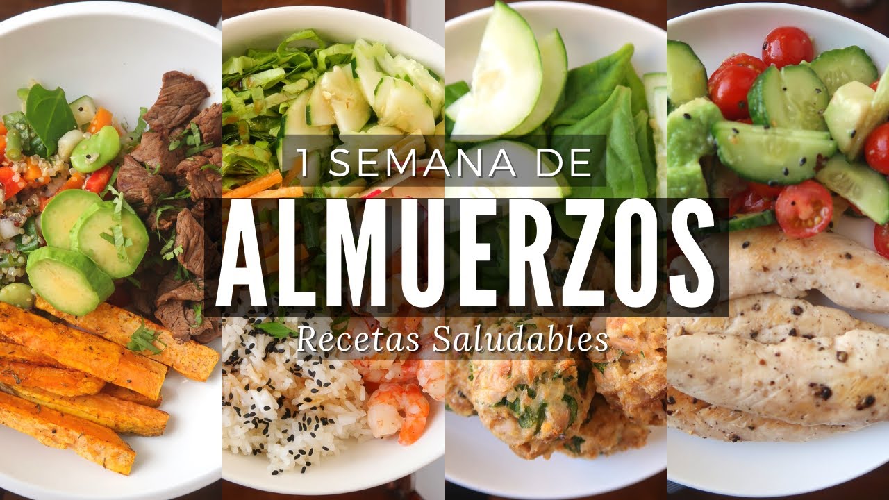 UNA SEMANA COMPLETA DE ALMUERZOS SALUDABLES | Michela Perleche