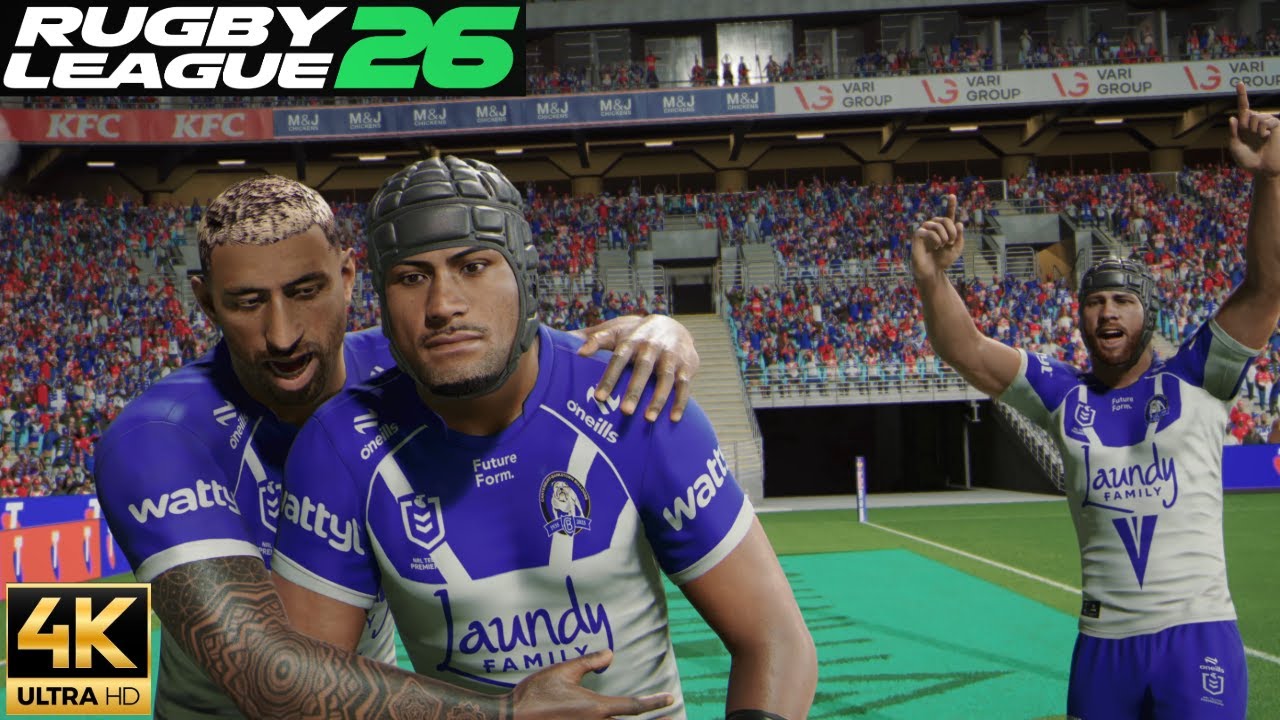 Первый игровой процесс Rugby League 26 в разрешении 4K для ПК
